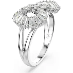 Bague femme Swarovski Hyperbola Mini - 567969 blanc,argent