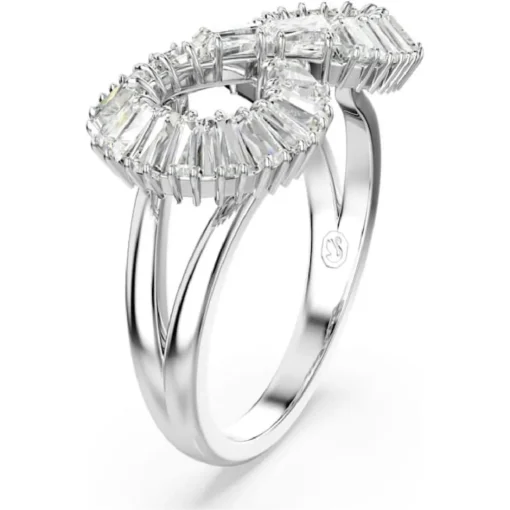 Bague femme Swarovski Hyperbola Mini - 567969 blanc,argent
