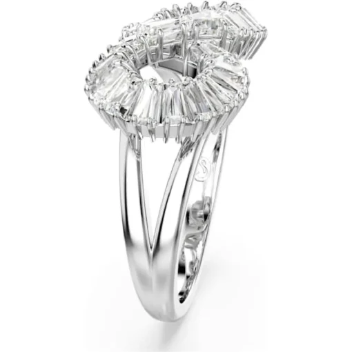 Bague femme Swarovski Hyperbola Mini - 567969 blanc,argent