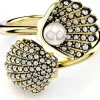 Bague femme Swarovski Idyllia F Shell Double - 568395 doré