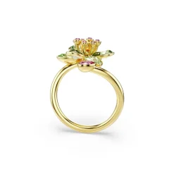 Bague Femme Swarovski Idyllia - 572159 Plaqué Or Vert