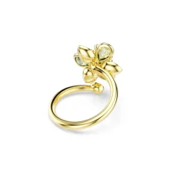 Bague Femme Swarovski Idyllia - 572159 Plaqué Or Vert