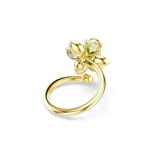 Bague Femme Swarovski Idyllia - 572159 Plaqué Or Vert