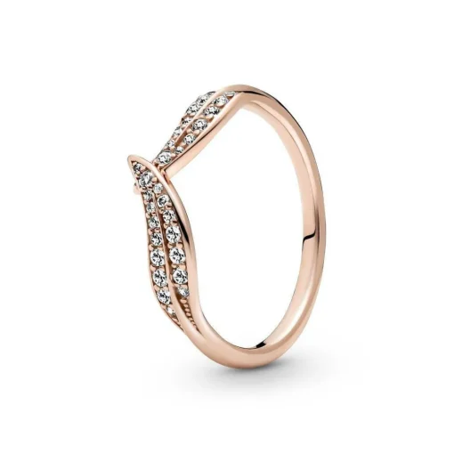 Bague Feuilles Scintillantes Pandora Moments