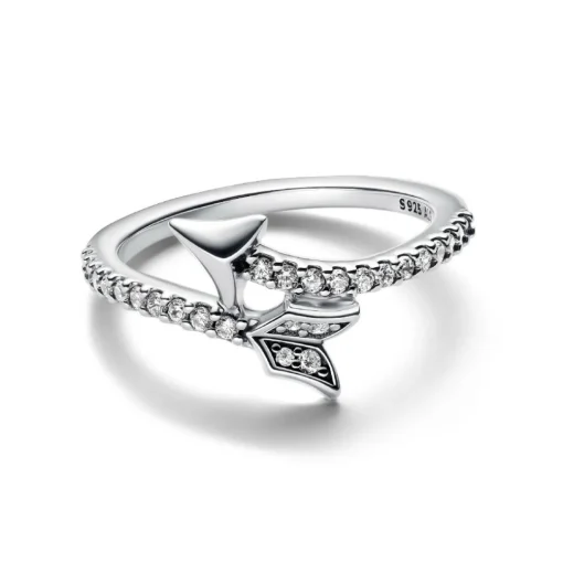Bague Flèche Scintillante