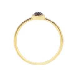 Bague Gemia En Pierre Améthyste Plaqué Or
