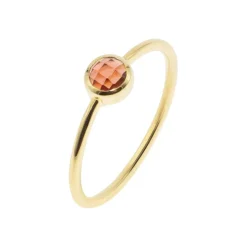 Bague Gemia En Pierre Grenat Plaqué Or