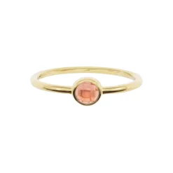Bague Gemia En Pierre Grenat Plaqué Or