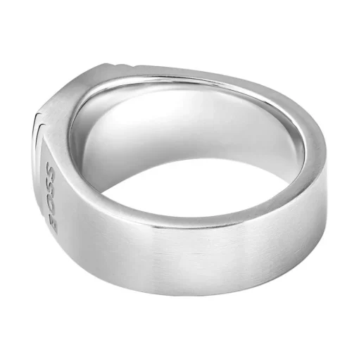 Bague homme Boss Bijoux Odell - 1580652 Acier Argent