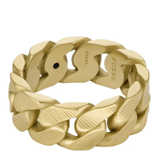 Bague homme Fossil Bijoux - JF04699710 - Acier Doré