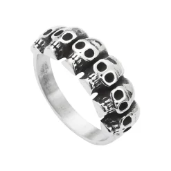 Bague homme G-Force Bijoux BGFBA0005-58 - Acier Noir