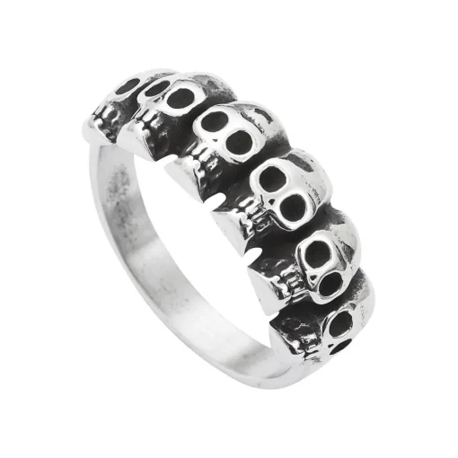 Bague homme G-Force Bijoux BGFBA0005-58 - Acier Noir