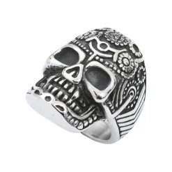 Bague homme G-Force Bijoux BGFBA0001-58 - Acier Noir