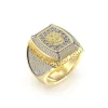 Bague Homme Guess Bijoux Lion King JUMR05002JWYG Acier Doré