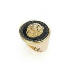 Bague Homme Guess Bijoux - LION KING JUMR01315YGYB Acier Doré