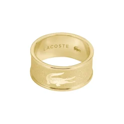 Bague homme Lacoste Backhand - 2040486 Acier Doré