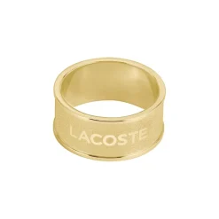 Bague homme Lacoste Backhand - 2040486 Acier Doré