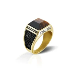Bague Homme Rochet HA152 Rock - Doré