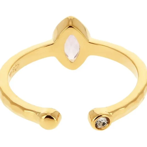 Bague Kira Doré & Améthyste