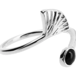 Bague Kosma Arielle BRS22251-ARGENT - Métal Argenté & Onyx Noir Femme