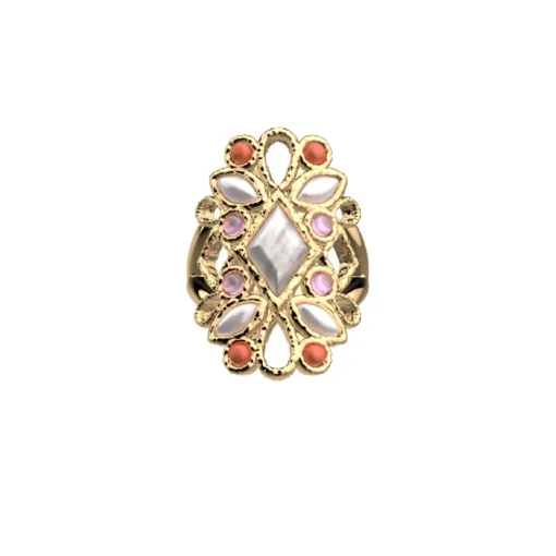 Bague Les Georgettes Doré 704434801080 P-Rosace