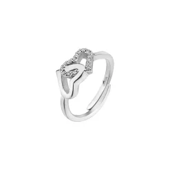 Bague Lotus Silver MOMENTS LP1594-3-1 - Bague MOMENTS Argent Coeur Femme