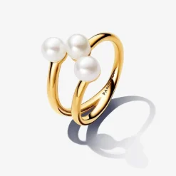 Bague Ouverte Perles de Culture