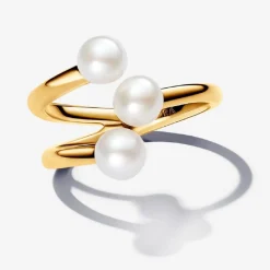 Bague Ouverte Perles de Culture
