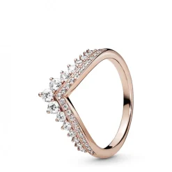 Bague Pandora 187736CZ - Voeu Princesse Pandora Rose Femme