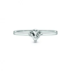 Bague Pandora Moments Solitaire Cœur Incolore