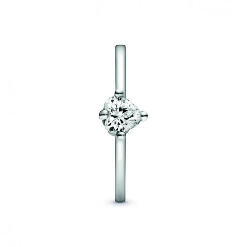 Bague Pandora Moments Solitaire Cœur Incolore