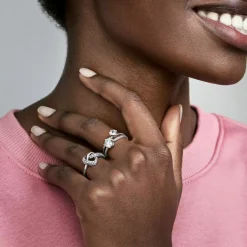 Bague Pandora Moments Solitaire Cœur Incolore