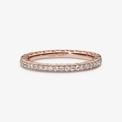 Bague Pandora Signature Scintillement & Cœurs