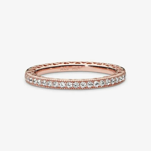 Bague Pandora Signature Scintillement & Cœurs