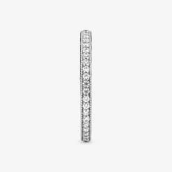 Bague Pandora Signature cœurs scintillants