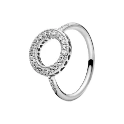 Bague Pandora Signature Halo Scintillant