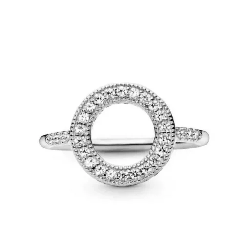 Bague Pandora Signature Halo Scintillant