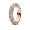 Bague Pandora Timeless - Double Rang Pavé