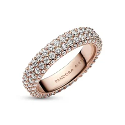 Bague Pandora Timeless - Double Rang Pavé