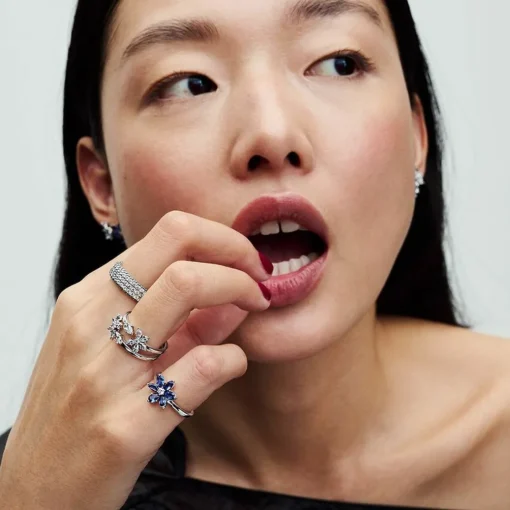 Bague Pandora Timeless - Ouverte Herbier Scintillant