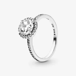 Bague Pandora Timeless Halo Scintillant Rond