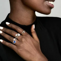 Bague Pandora Timeless Halo Scintillant Rond