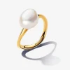 Bague Perle de Culture Baroque
