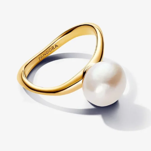 Bague Perle de Culture Baroque