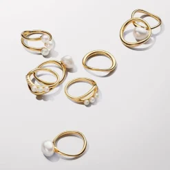 Bague Perle de Culture Baroque