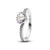 Bague Perle de Culture d’Eau Douce Traitée Princesse Disney Arielle Coquillage