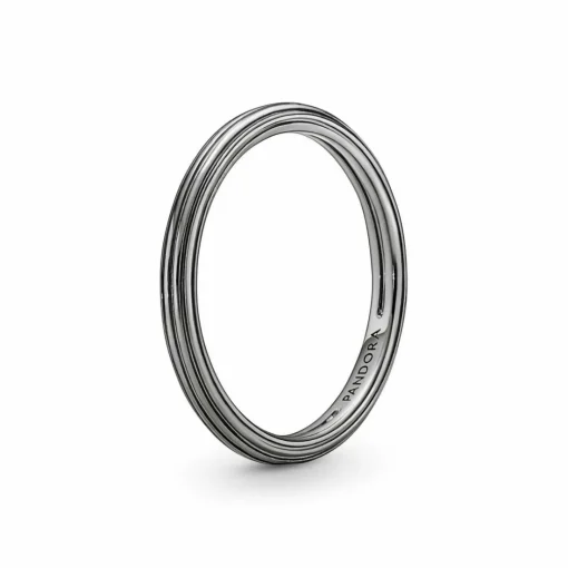 Bague ronde noire Pandora ME