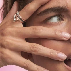 Bague ronde rose gold Pandora ME