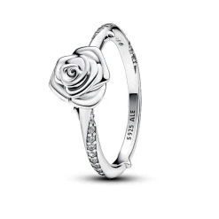 Bague Rose Épanouie