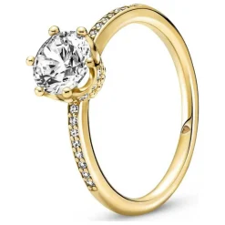 Bague Solitaire Couronne Scintillante Incolore Pandora Moments
